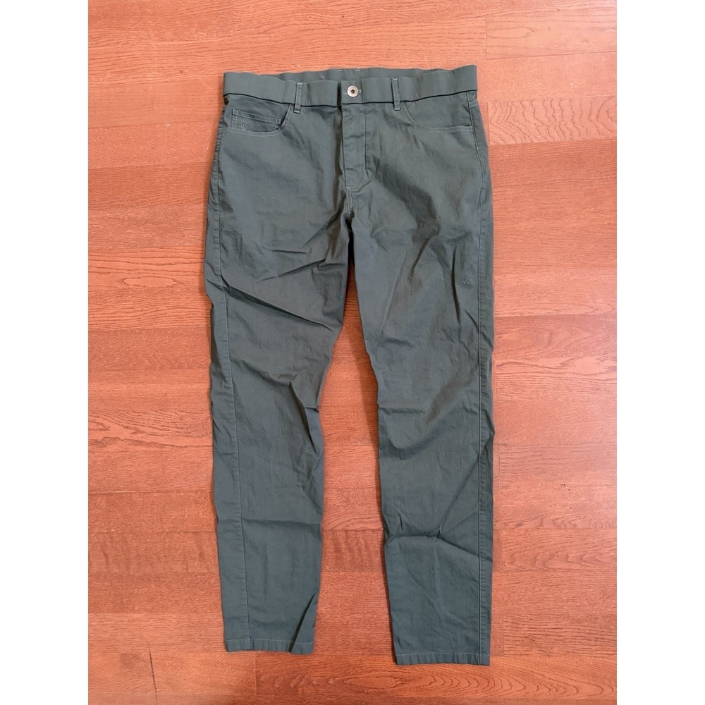 Greyson Pants Mens 35x32 Green Performance Golf Sportswear